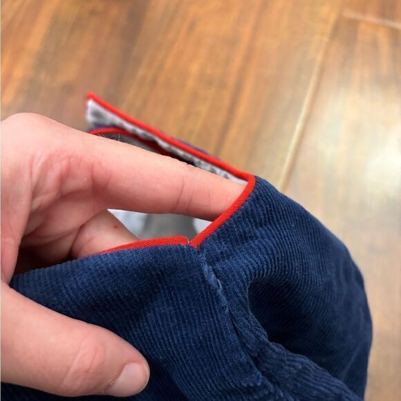 Nursery Rhyme Vintage Navy Corduroy paper doll dress - Picture 5 of 5